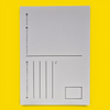 Colour-a-duck postcard back — sendable postcard side with mindful(ish) branding