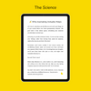 The Science page from A Very mindful(ish) Journal — Why Journaling Actually Helps, citing Pennebaker, Smyth, Klein and Boals research on emotional clarity, anxiety reduction, and better sleep